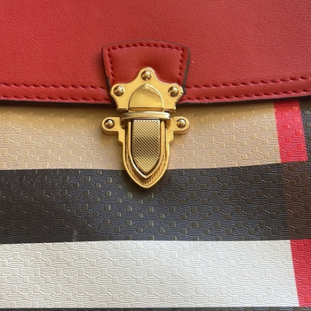 Amazon Plaid Print‎ Satchel - Picture 2 of 7